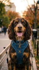 a person and their dog match