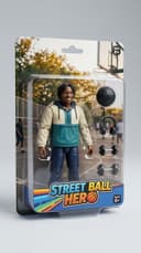 a person turned into a boxed collectible